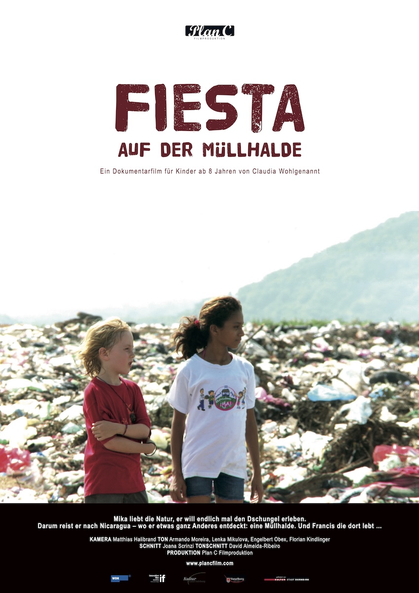 Fiesta auf der Müllhalde Filmplakat von Plan C Filmproduktion Wien